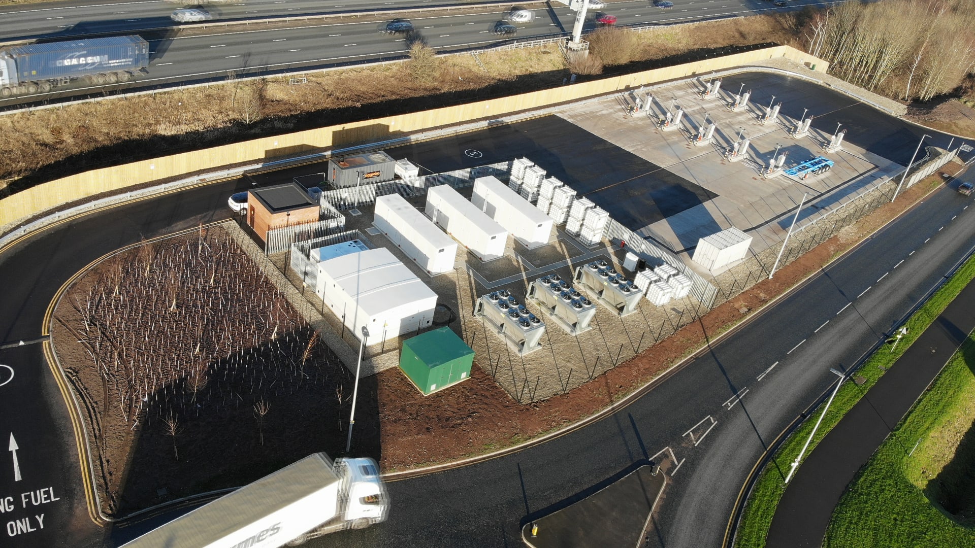 Biogas-Tankstelle in UK