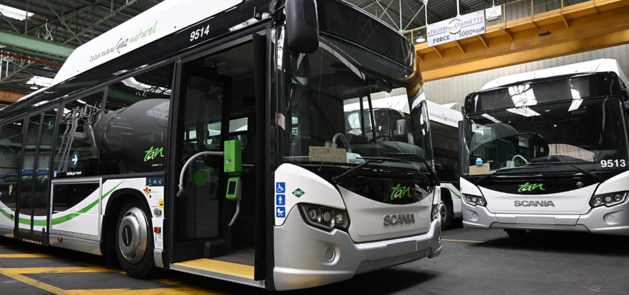 CNG-Busse in Frankreich