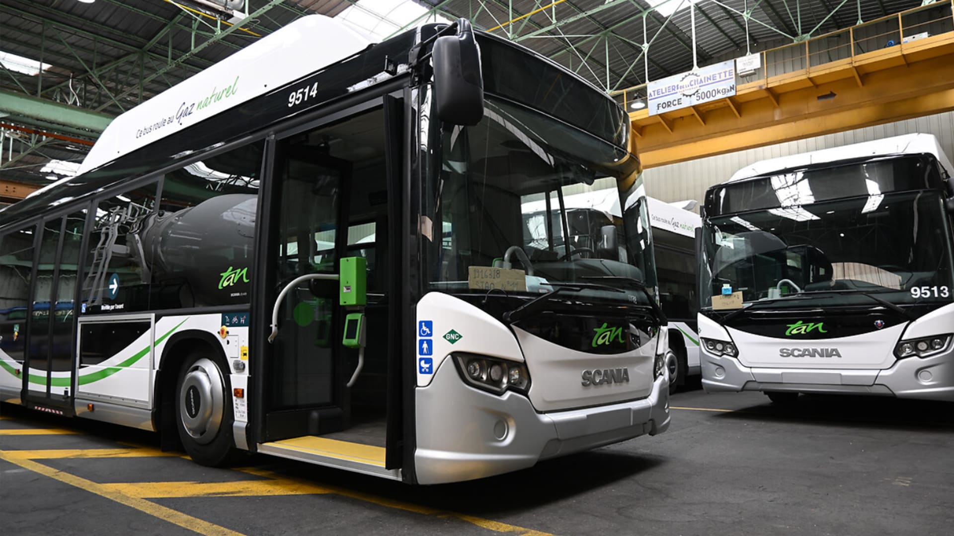 CNG-Busse in Frankreich