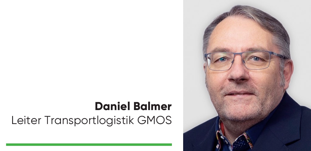 Daniel Balmer, Leiter Transportlogistik GMOS