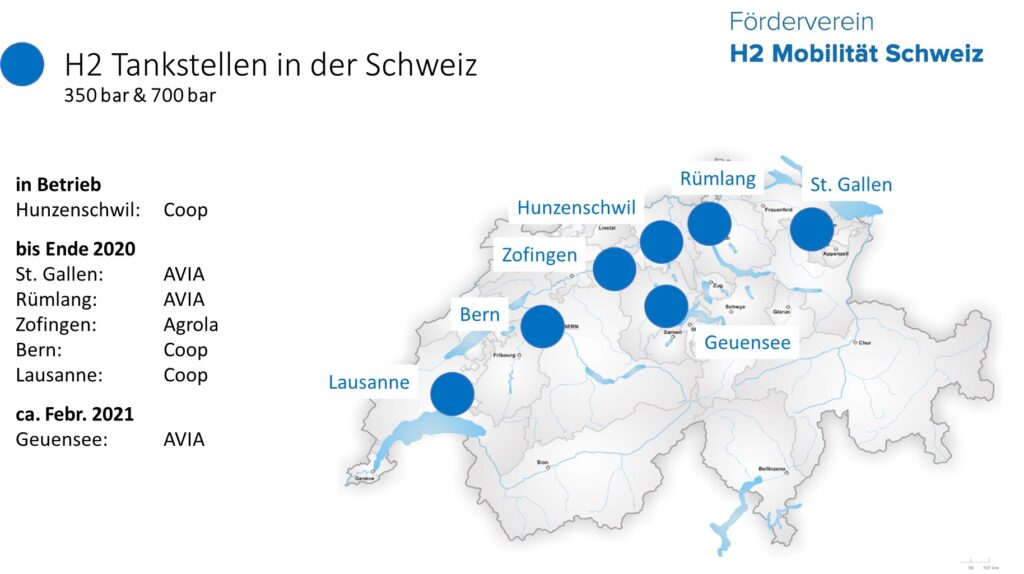 Wasserstoff Tankstellen